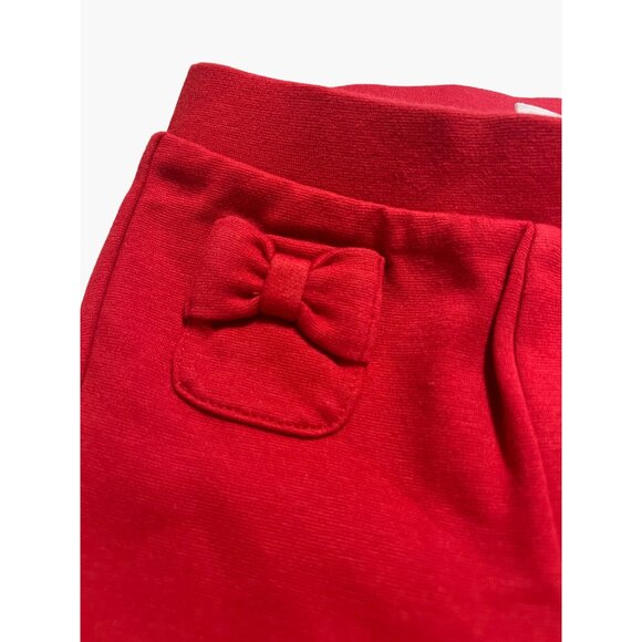 Baby GAP Red Ponte Knit Pants Infant Girls Size 12-18 months New without Tags Ne - Picture 4 of 4